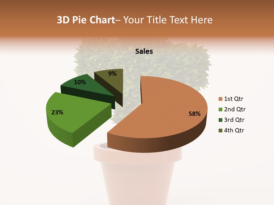 Help Flowerpot Nature PowerPoint Template