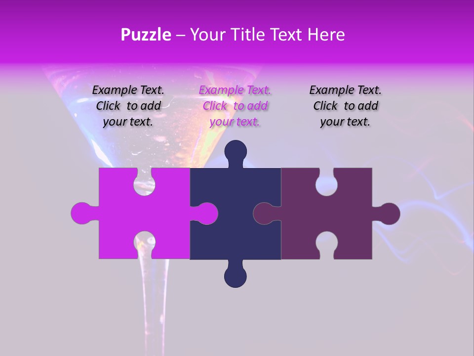 Drink Effect Garnish PowerPoint Template