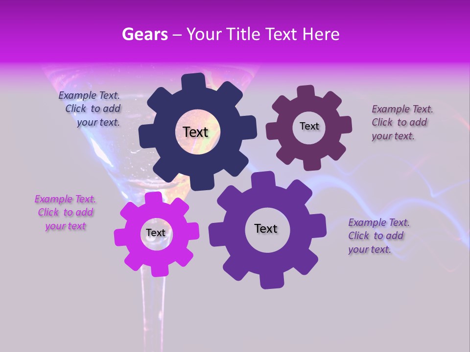 Drink Effect Garnish PowerPoint Template