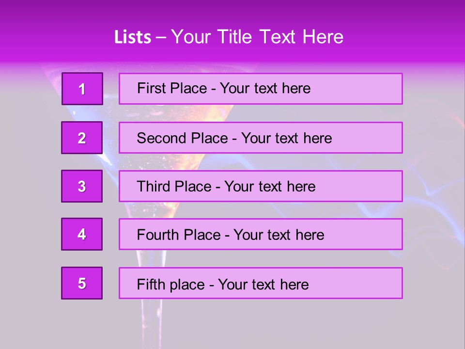 Drink Effect Garnish PowerPoint Template
