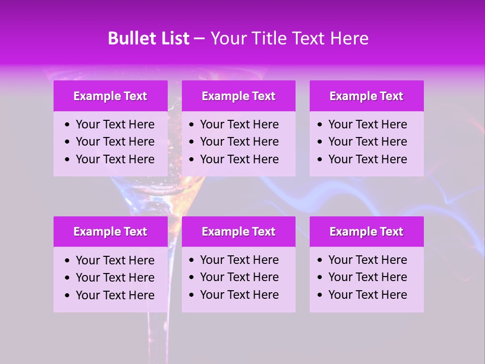 Drink Effect Garnish PowerPoint Template