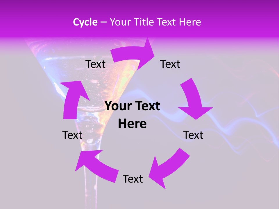 Drink Effect Garnish PowerPoint Template
