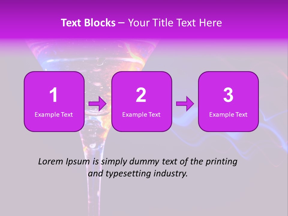 Drink Effect Garnish PowerPoint Template