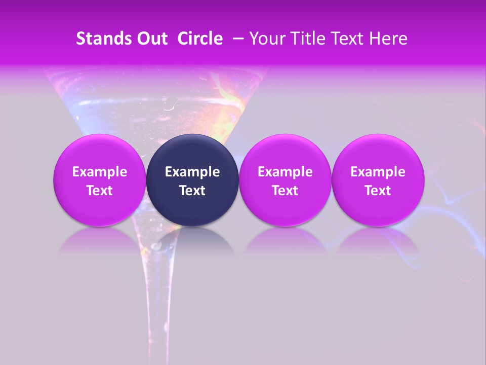 Drink Effect Garnish PowerPoint Template