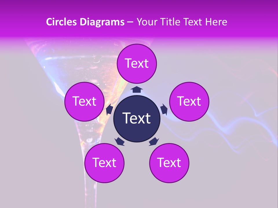 Drink Effect Garnish PowerPoint Template