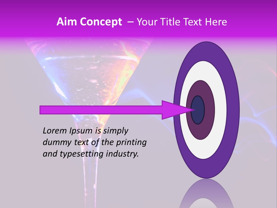 Drink Effect Garnish PowerPoint Template