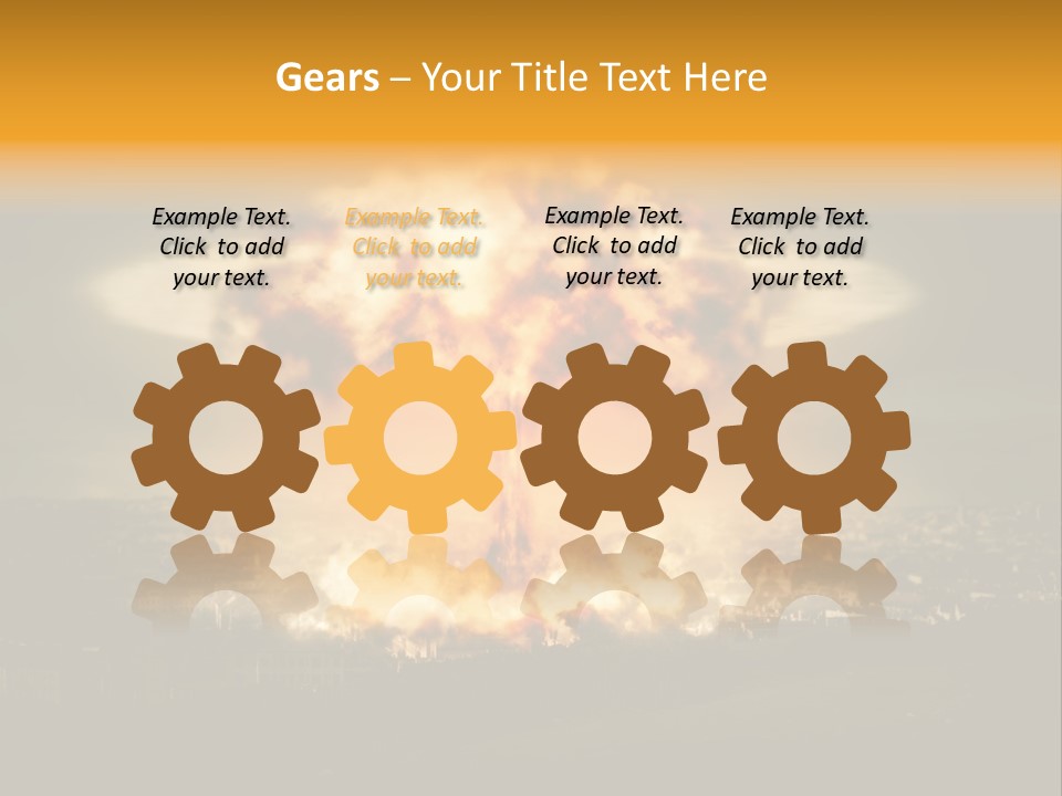 Nuclear Hydrogen Extermination PowerPoint Template