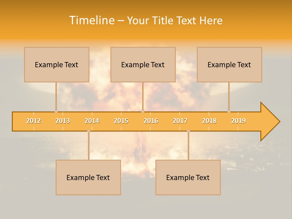 Nuclear Hydrogen Extermination PowerPoint Template