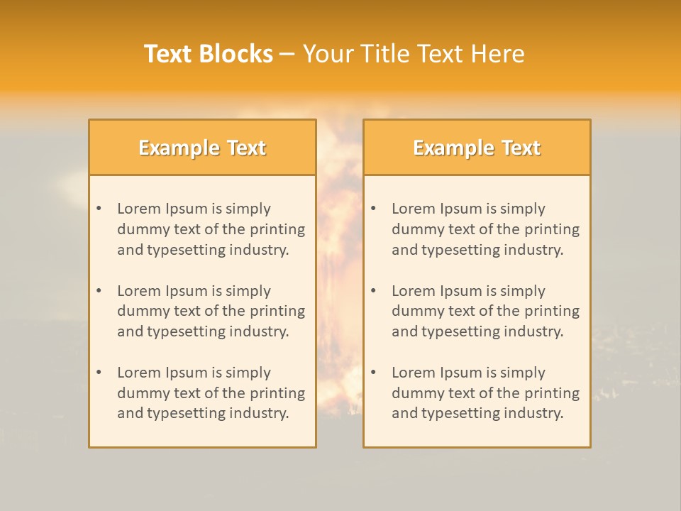 Nuclear Hydrogen Extermination PowerPoint Template