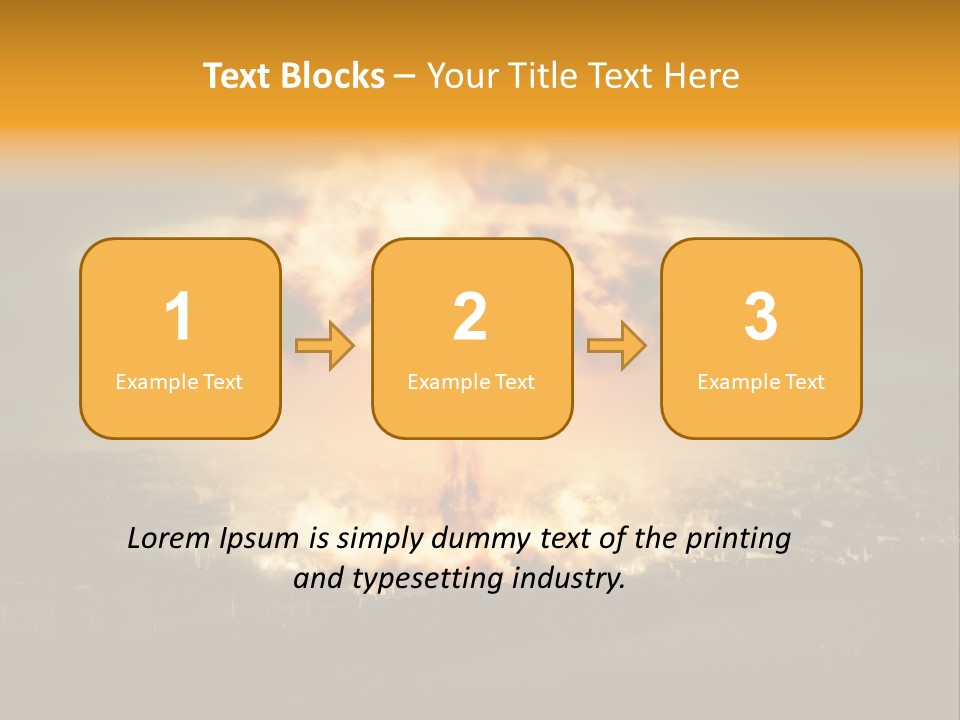 Nuclear Hydrogen Extermination PowerPoint Template