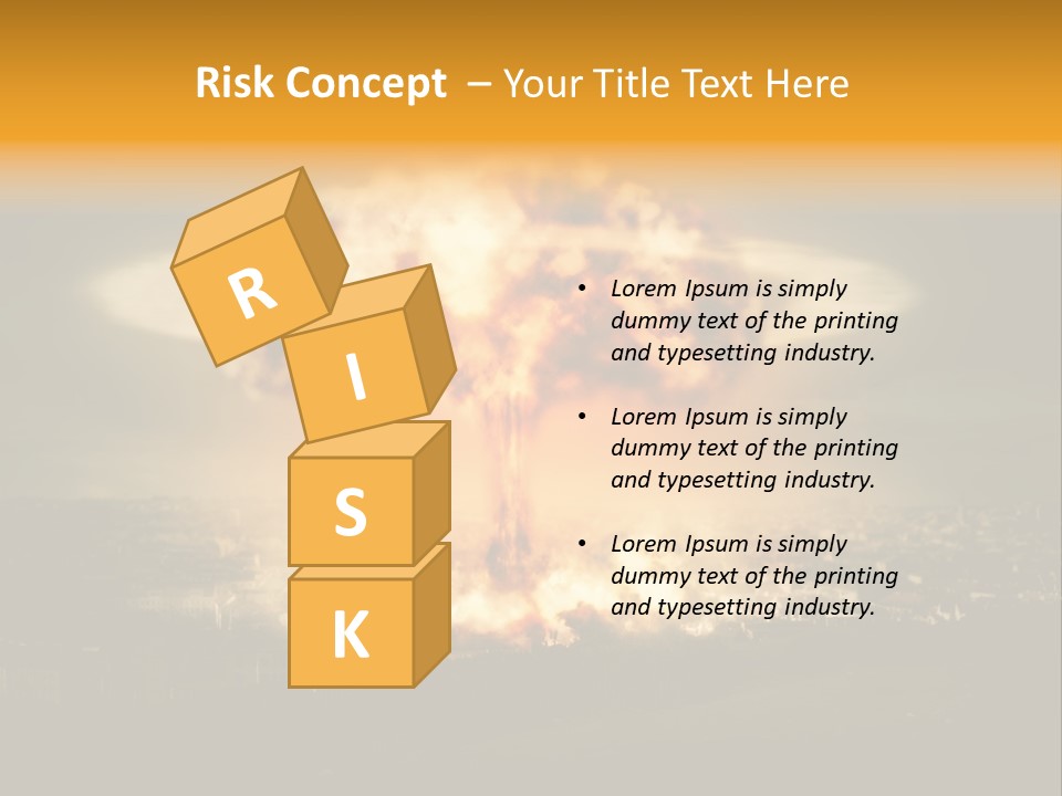 Nuclear Hydrogen Extermination PowerPoint Template