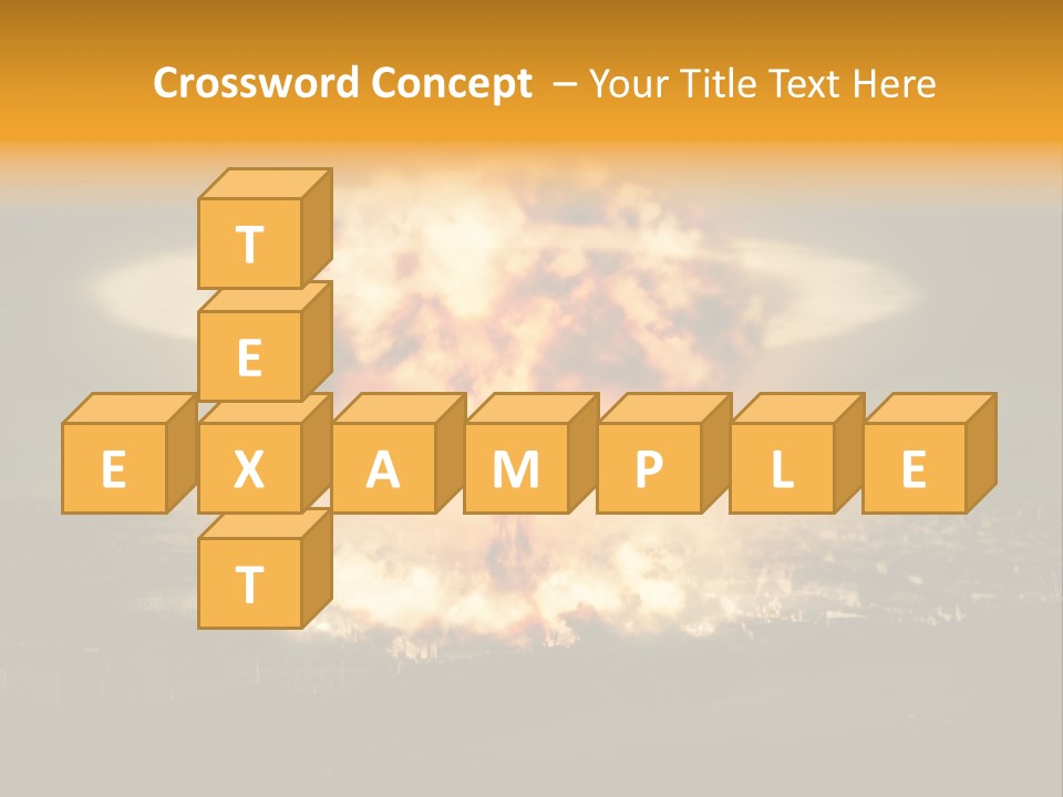 Nuclear Hydrogen Extermination PowerPoint Template