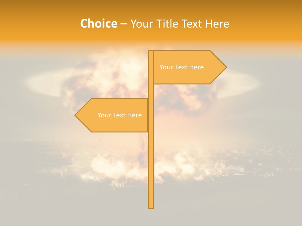 Nuclear Hydrogen Extermination PowerPoint Template