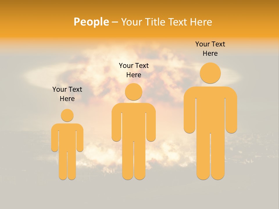 Nuclear Hydrogen Extermination PowerPoint Template