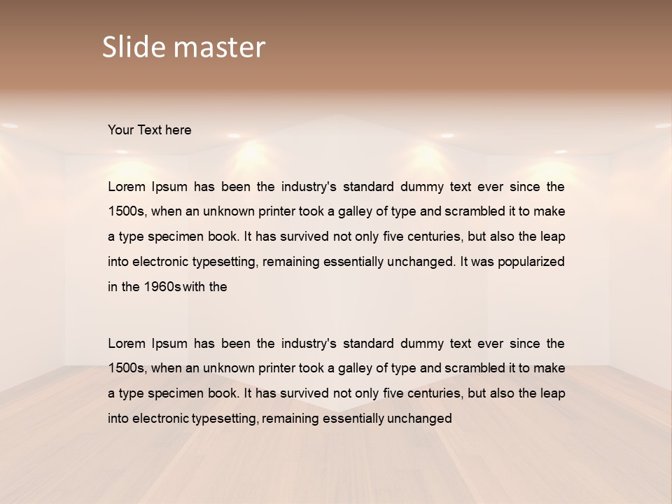 Image Inside White PowerPoint Template