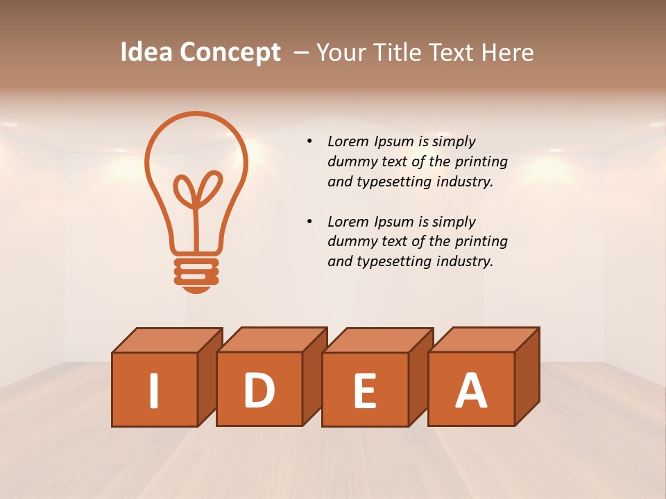 Image Inside White PowerPoint Template