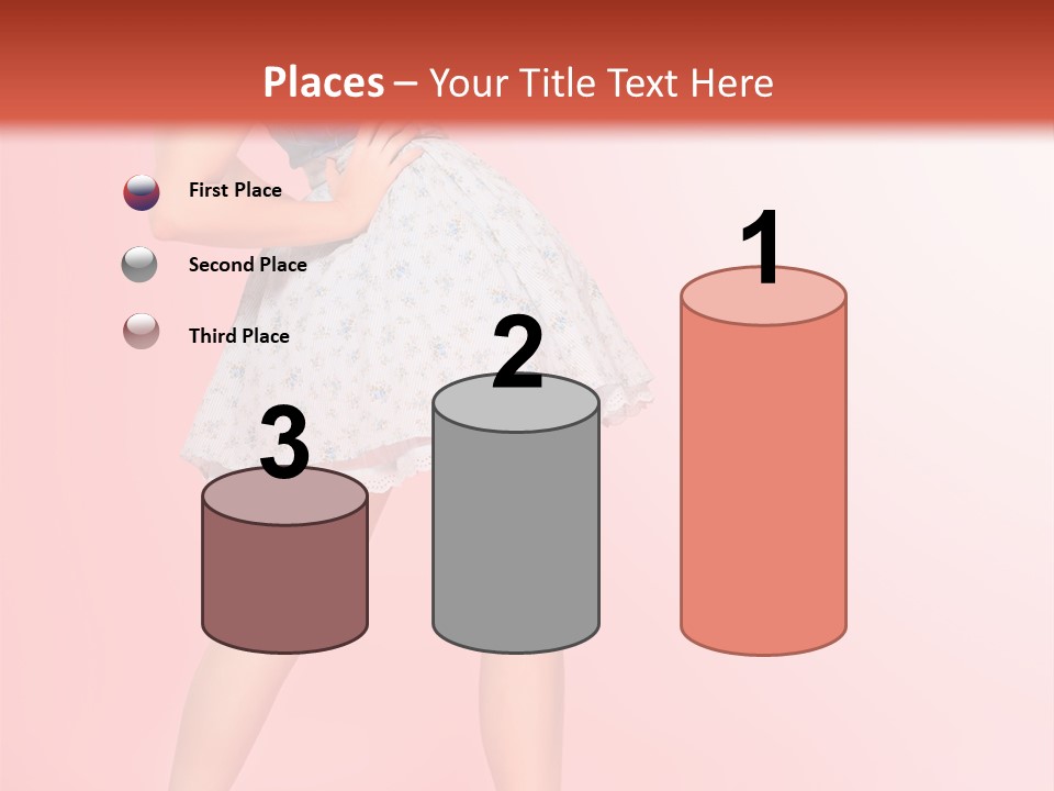 Emotional Face Glamour PowerPoint Template