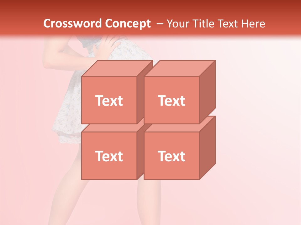 Emotional Face Glamour PowerPoint Template