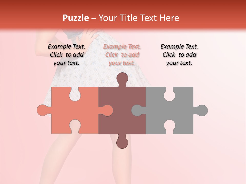 Emotional Face Glamour PowerPoint Template