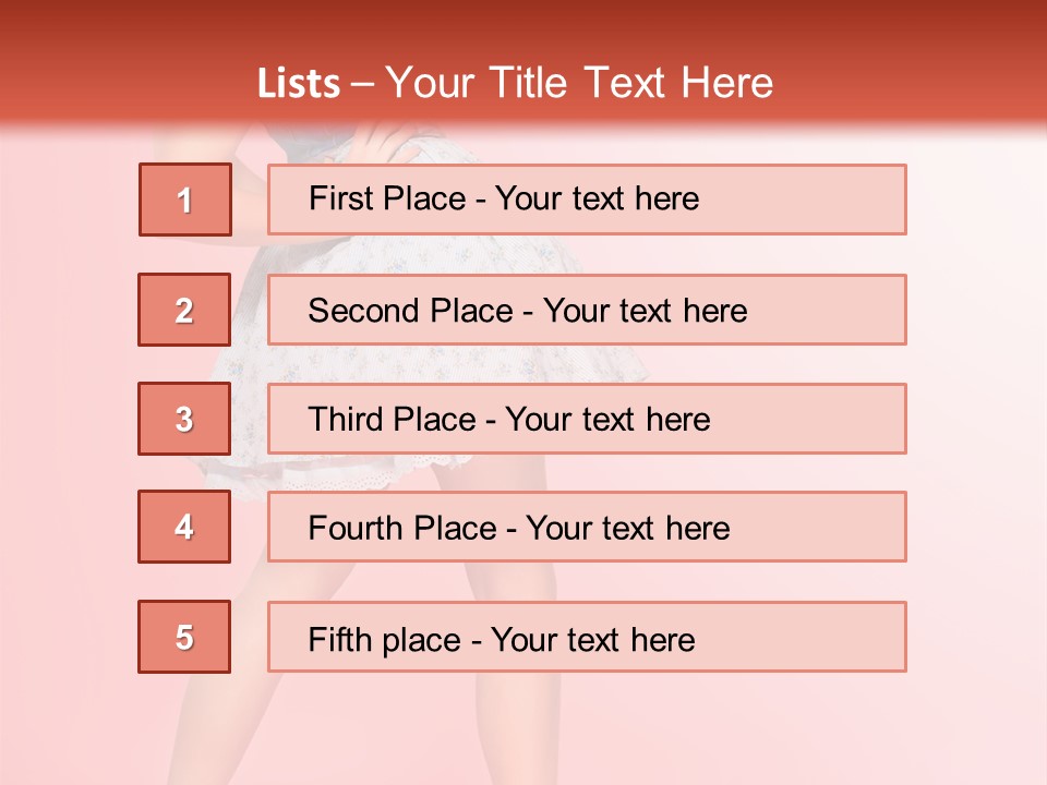 Emotional Face Glamour PowerPoint Template