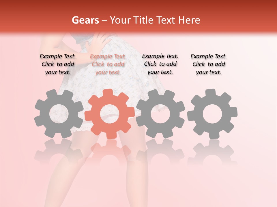 Emotional Face Glamour PowerPoint Template