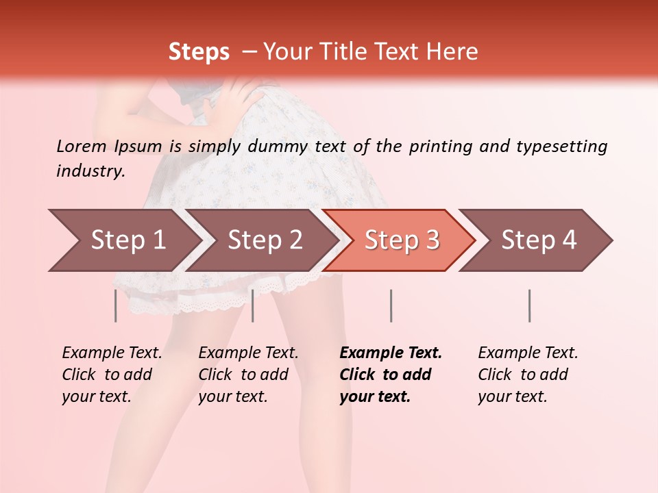 Emotional Face Glamour PowerPoint Template