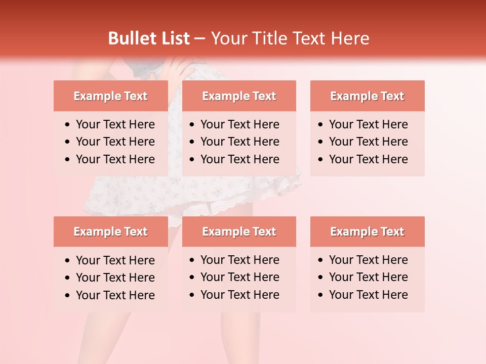 Emotional Face Glamour PowerPoint Template