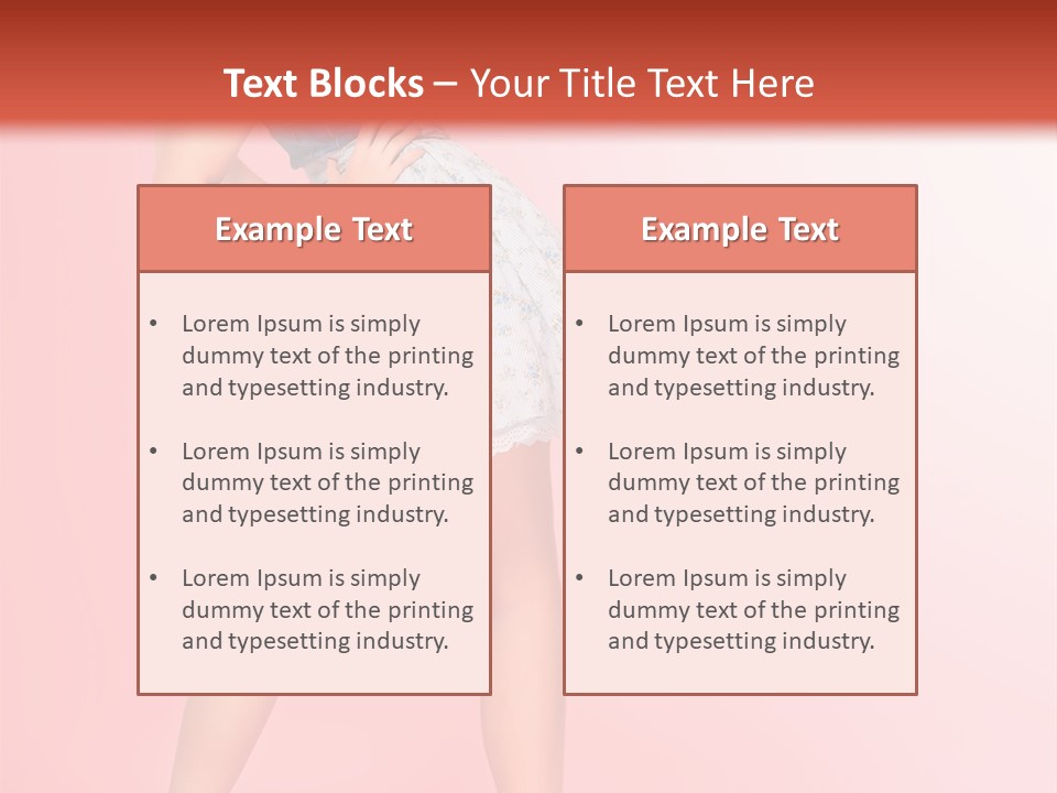Emotional Face Glamour PowerPoint Template