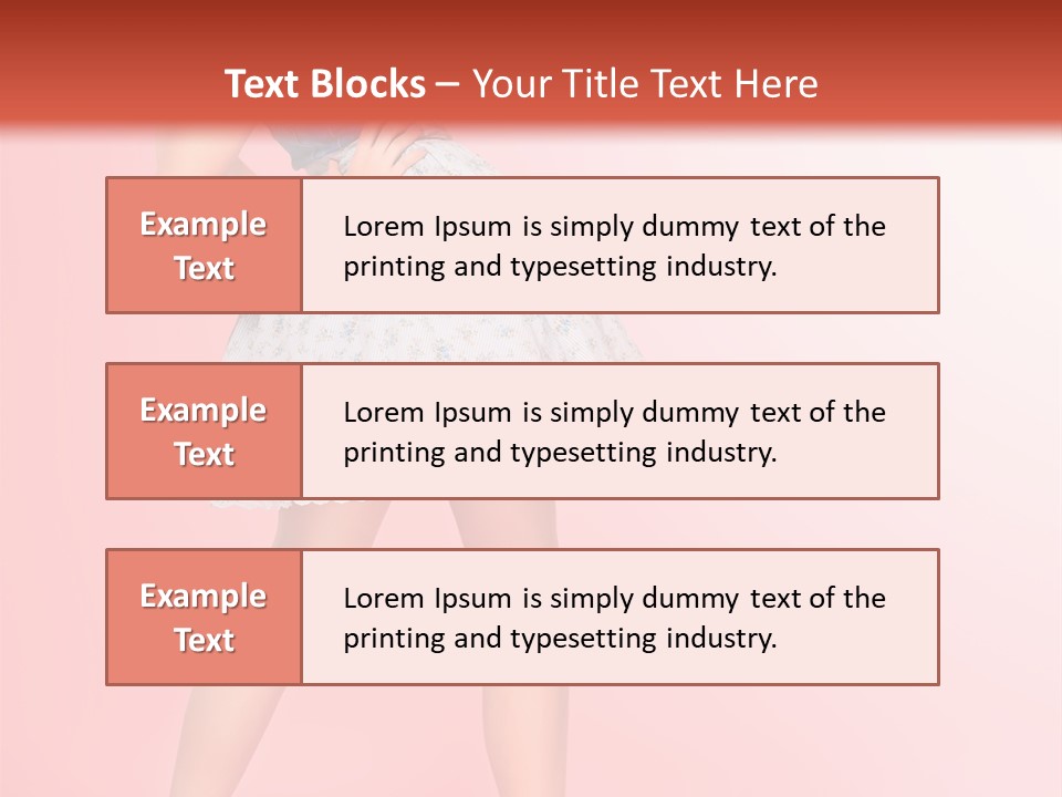 Emotional Face Glamour PowerPoint Template