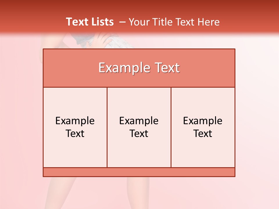 Emotional Face Glamour PowerPoint Template