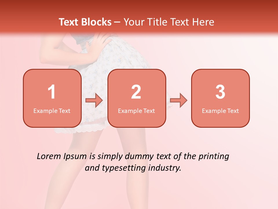 Emotional Face Glamour PowerPoint Template