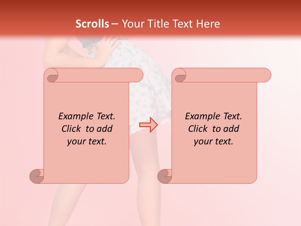 Emotional Face Glamour PowerPoint Template