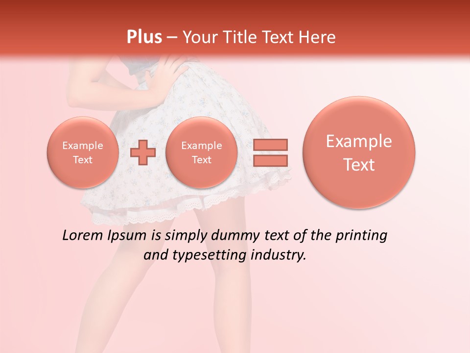 Emotional Face Glamour PowerPoint Template