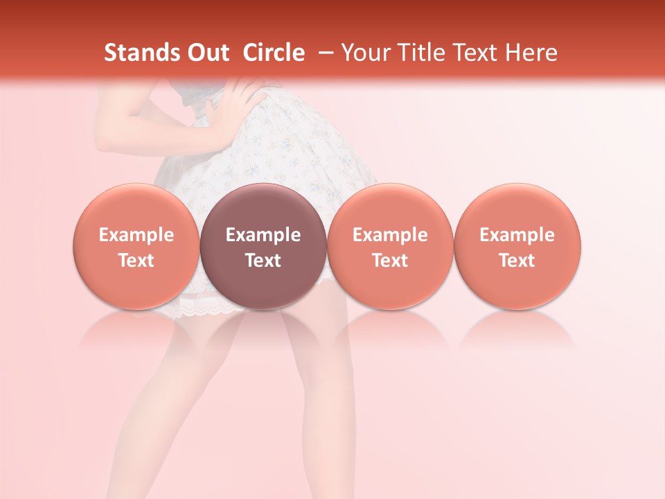 Emotional Face Glamour PowerPoint Template