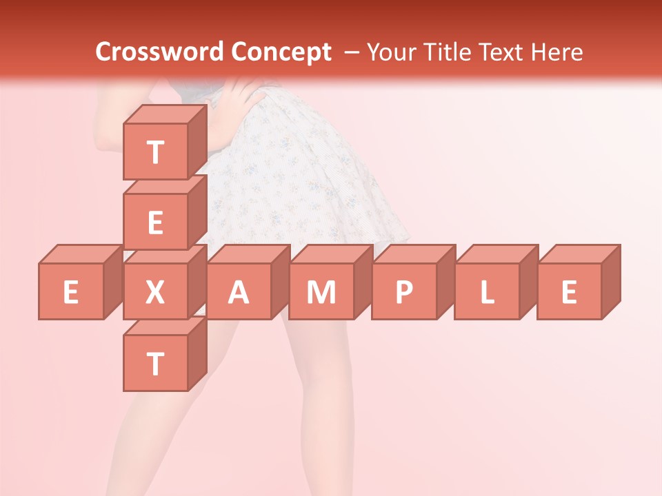 Emotional Face Glamour PowerPoint Template