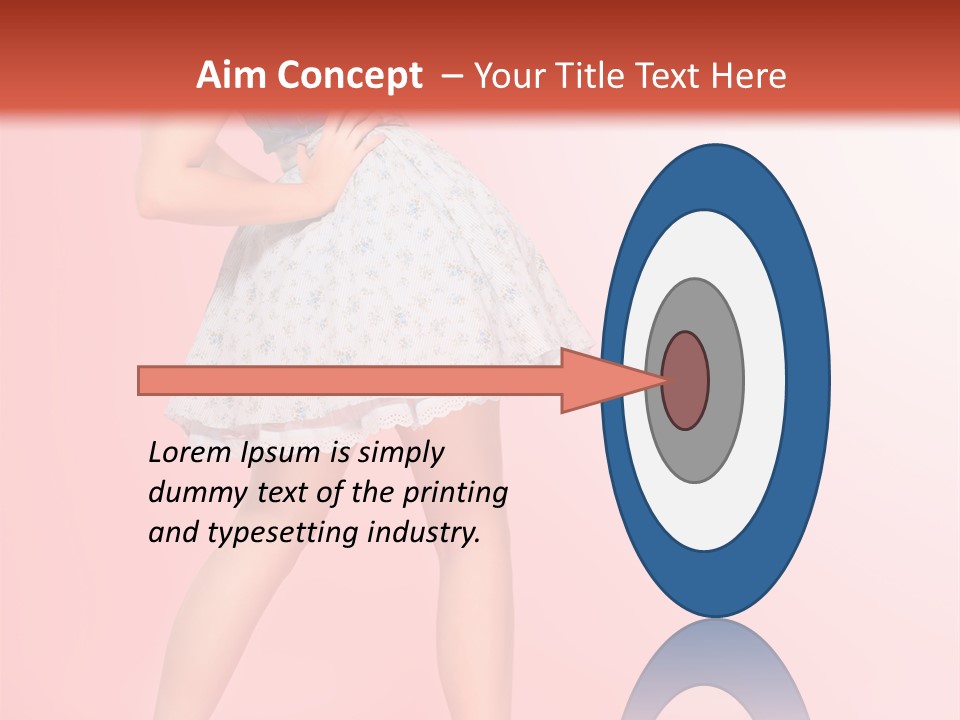 Emotional Face Glamour PowerPoint Template