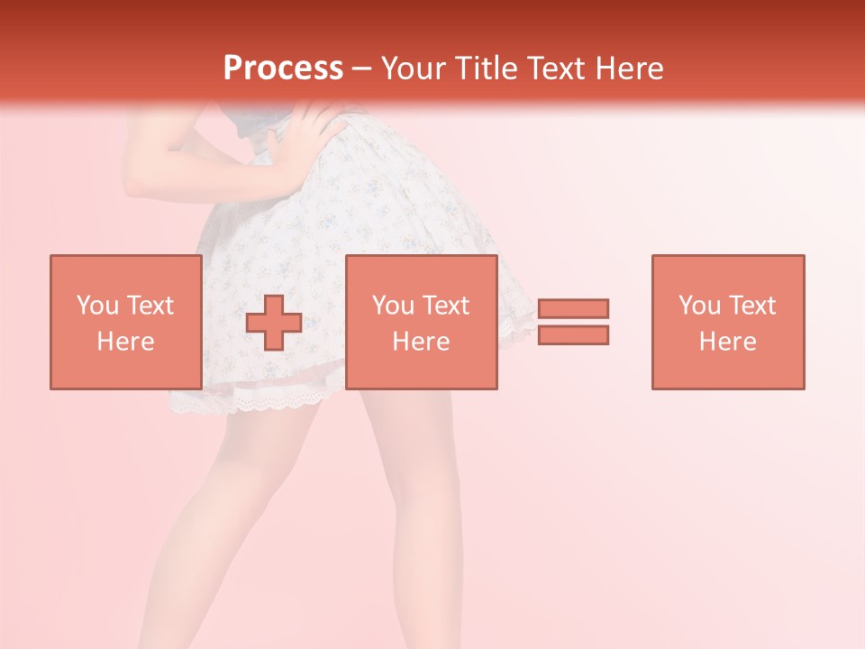 Emotional Face Glamour PowerPoint Template