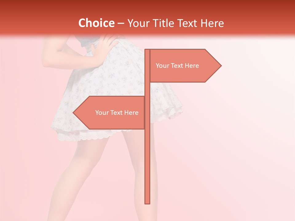 Emotional Face Glamour PowerPoint Template