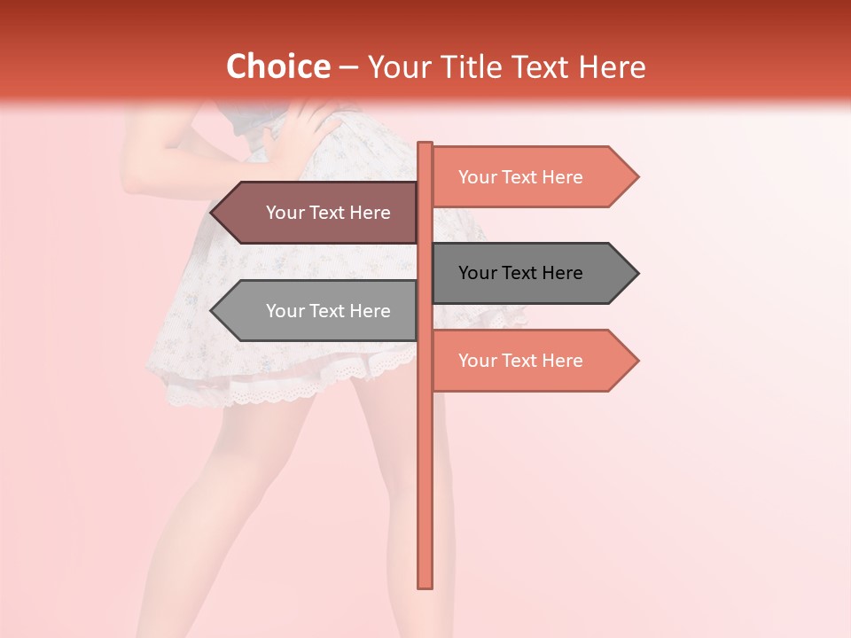 Emotional Face Glamour PowerPoint Template