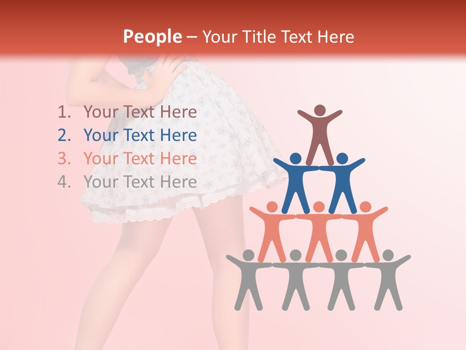 Emotional Face Glamour PowerPoint Template