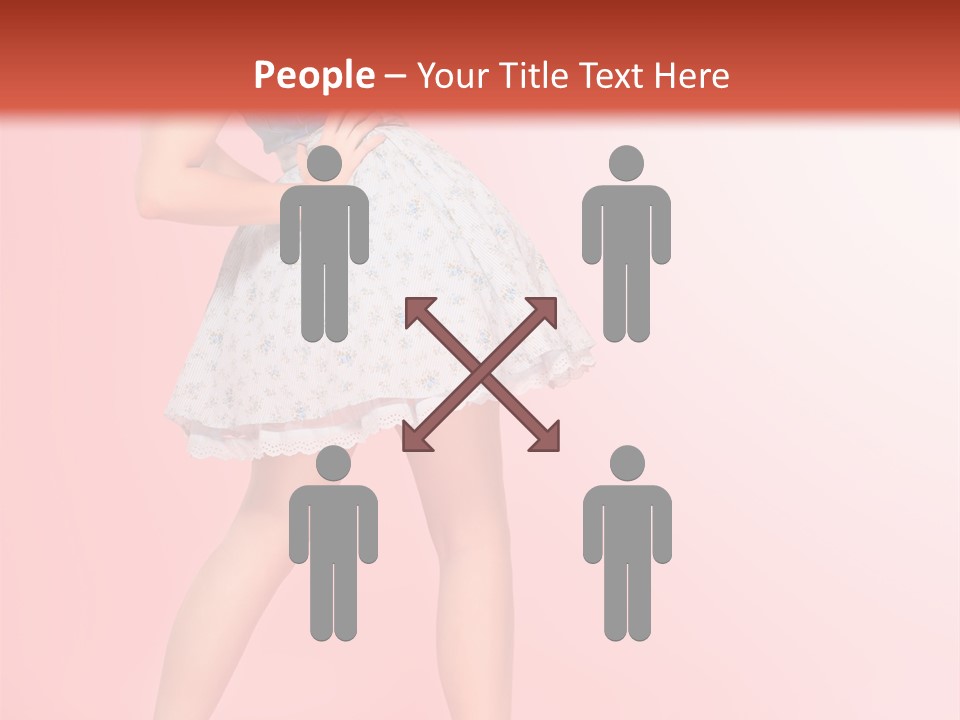 Emotional Face Glamour PowerPoint Template