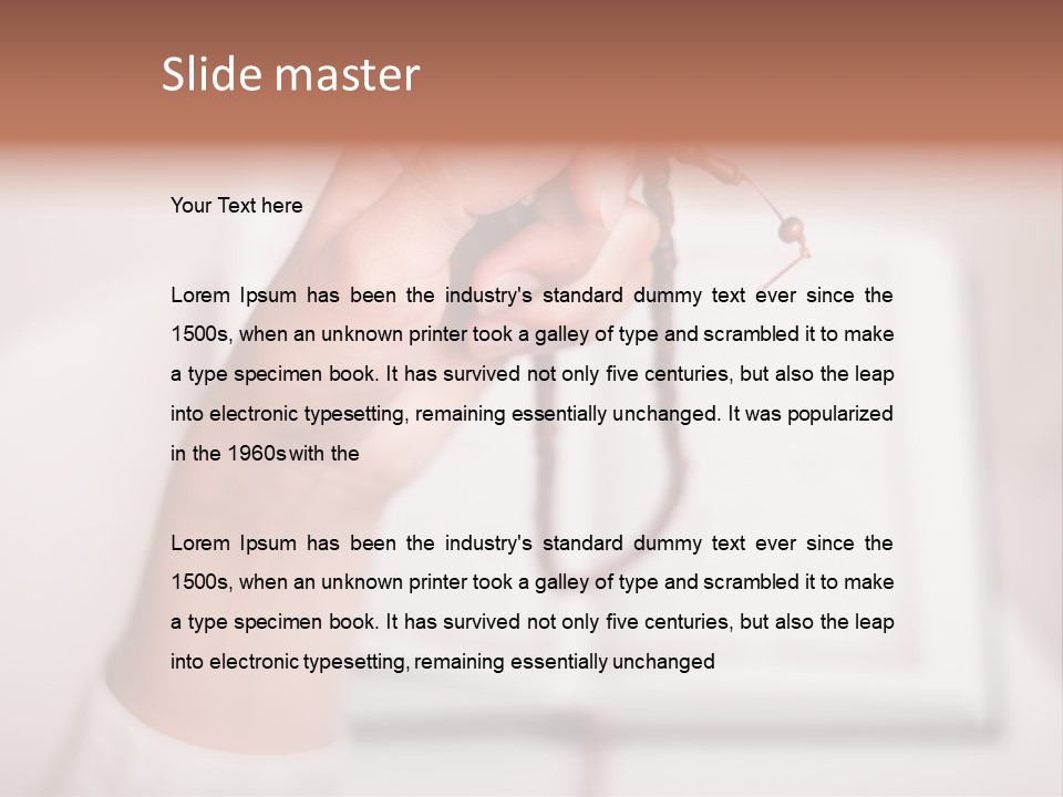 Background Prayer Quran PowerPoint Template