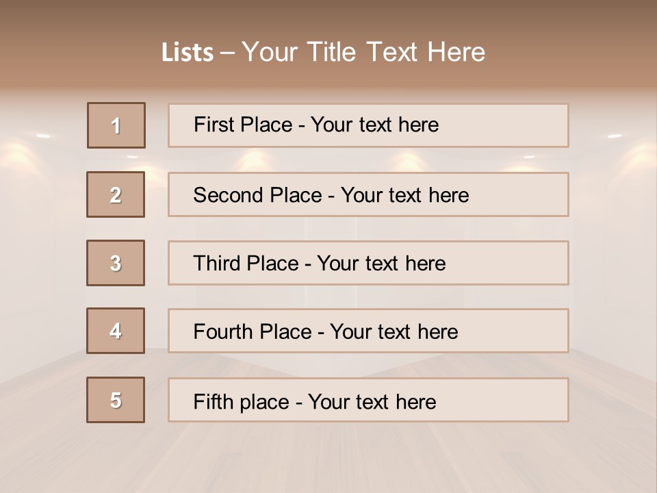 Backdrop House Abstract PowerPoint Template
