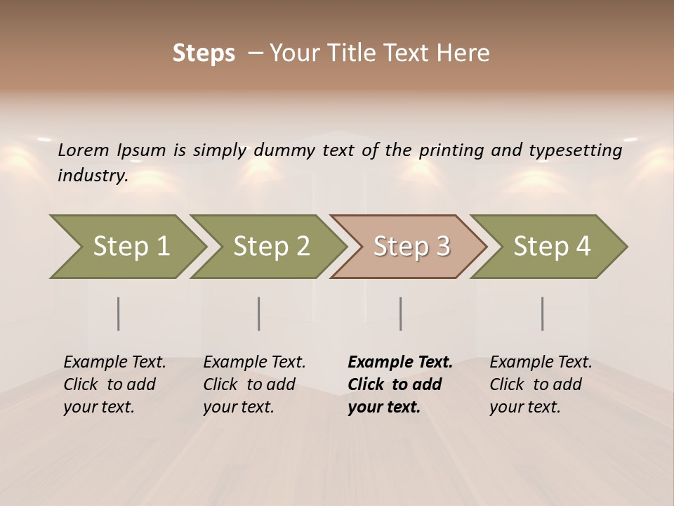 Backdrop House Abstract PowerPoint Template