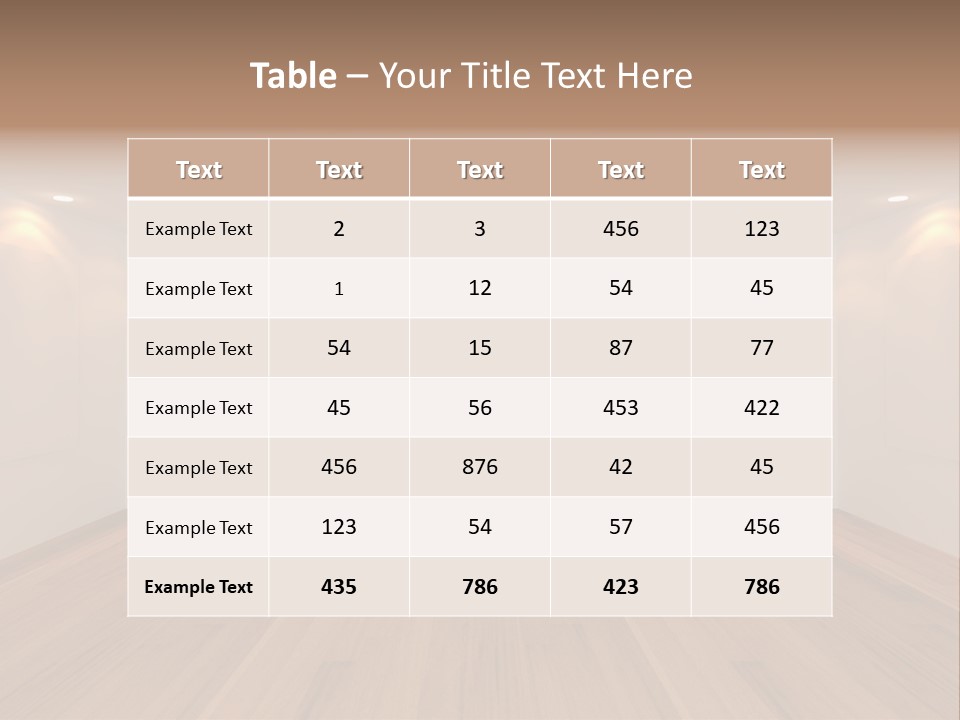 Backdrop House Abstract PowerPoint Template