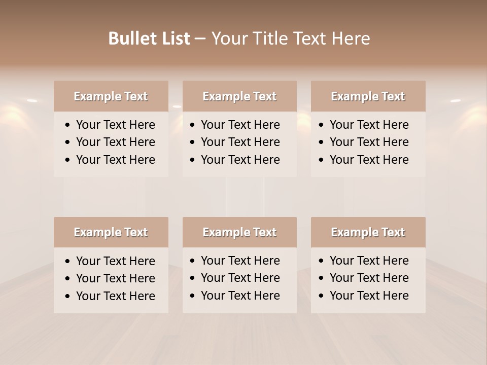 Backdrop House Abstract PowerPoint Template