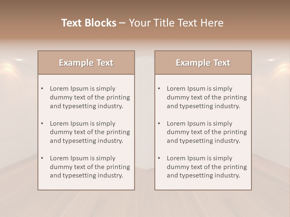Backdrop House Abstract PowerPoint Template