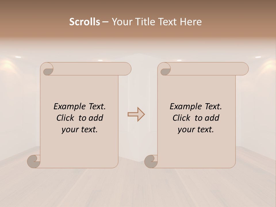 Backdrop House Abstract PowerPoint Template