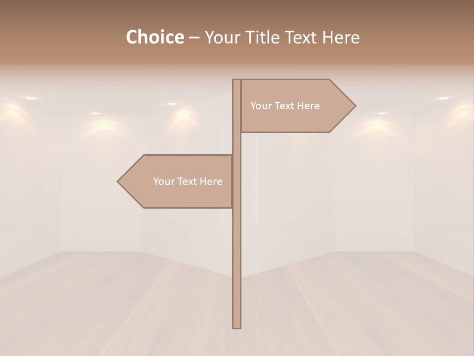 Backdrop House Abstract PowerPoint Template