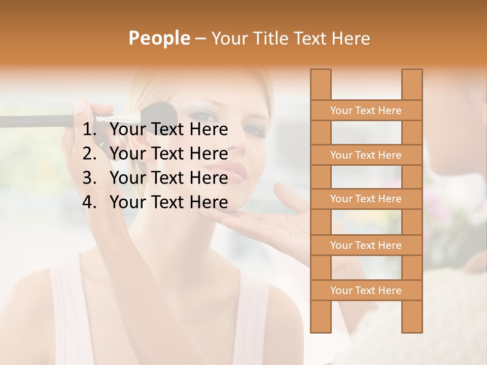 Chair Human Corporation PowerPoint Template